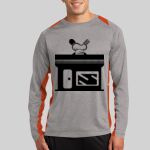 Long Sleeve Heather Colorblock Contender ™ Tee Thumbnail