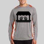 Long Sleeve Heather Colorblock Contender ™ Tee Thumbnail