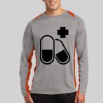 Long Sleeve Heather Colorblock Contender ™ Tee Thumbnail
