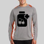 Long Sleeve Heather Colorblock Contender ™ Tee Thumbnail