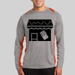 Long Sleeve Heather Colorblock Contender ™ Tee Thumbnail