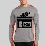 Long Sleeve Heather Colorblock Contender ™ Tee Thumbnail