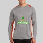 Long Sleeve Heather Colorblock Contender ™ Tee Thumbnail