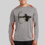 Long Sleeve Heather Colorblock Contender ™ Tee Thumbnail