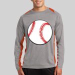 Long Sleeve Heather Colorblock Contender ™ Tee Thumbnail