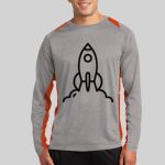 Long Sleeve Heather Colorblock Contender ™ Tee Thumbnail