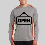 Long Sleeve Heather Colorblock Contender ™ Tee Thumbnail
