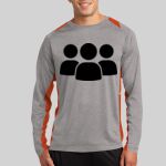 Long Sleeve Heather Colorblock Contender ™ Tee Thumbnail