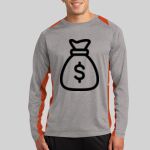Long Sleeve Heather Colorblock Contender ™ Tee Thumbnail