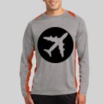 Long Sleeve Heather Colorblock Contender ™ Tee Thumbnail