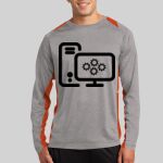 Long Sleeve Heather Colorblock Contender ™ Tee Thumbnail