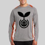 Long Sleeve Heather Colorblock Contender ™ Tee Thumbnail