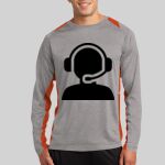 Long Sleeve Heather Colorblock Contender ™ Tee Thumbnail