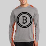 Long Sleeve Heather Colorblock Contender ™ Tee Thumbnail