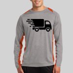 Long Sleeve Heather Colorblock Contender ™ Tee Thumbnail