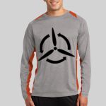 Long Sleeve Heather Colorblock Contender ™ Tee Thumbnail