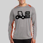 Long Sleeve Heather Colorblock Contender ™ Tee Thumbnail