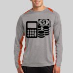 Long Sleeve Heather Colorblock Contender ™ Tee Thumbnail