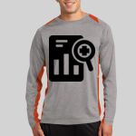 Long Sleeve Heather Colorblock Contender ™ Tee Thumbnail