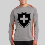 Long Sleeve Heather Colorblock Contender ™ Tee Thumbnail