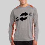 Long Sleeve Heather Colorblock Contender ™ Tee Thumbnail