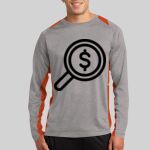 Long Sleeve Heather Colorblock Contender ™ Tee Thumbnail