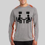 Long Sleeve Heather Colorblock Contender ™ Tee Thumbnail