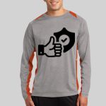Long Sleeve Heather Colorblock Contender ™ Tee Thumbnail