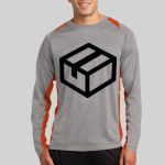 Long Sleeve Heather Colorblock Contender ™ Tee Thumbnail