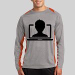 Long Sleeve Heather Colorblock Contender ™ Tee Thumbnail