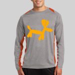Long Sleeve Heather Colorblock Contender ™ Tee Thumbnail