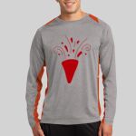 Long Sleeve Heather Colorblock Contender ™ Tee Thumbnail