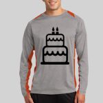 Long Sleeve Heather Colorblock Contender ™ Tee Thumbnail