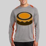 Long Sleeve Heather Colorblock Contender ™ Tee Thumbnail