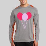 Long Sleeve Heather Colorblock Contender ™ Tee Thumbnail
