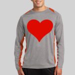Long Sleeve Heather Colorblock Contender ™ Tee Thumbnail