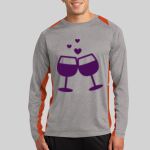 Long Sleeve Heather Colorblock Contender ™ Tee Thumbnail