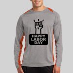 Long Sleeve Heather Colorblock Contender ™ Tee Thumbnail
