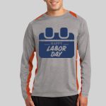 Long Sleeve Heather Colorblock Contender ™ Tee Thumbnail