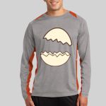 Long Sleeve Heather Colorblock Contender ™ Tee Thumbnail