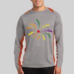 Long Sleeve Heather Colorblock Contender ™ Tee Thumbnail