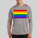 Long Sleeve Heather Colorblock Contender ™ Tee Thumbnail