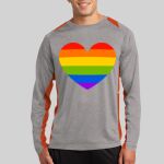 Long Sleeve Heather Colorblock Contender ™ Tee Thumbnail