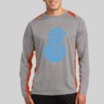 Long Sleeve Heather Colorblock Contender ™ Tee Thumbnail