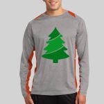 Long Sleeve Heather Colorblock Contender ™ Tee Thumbnail