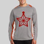 Long Sleeve Heather Colorblock Contender ™ Tee Thumbnail