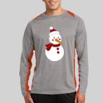 Long Sleeve Heather Colorblock Contender ™ Tee Thumbnail