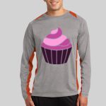Long Sleeve Heather Colorblock Contender ™ Tee Thumbnail