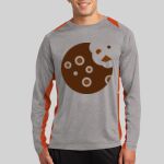 Long Sleeve Heather Colorblock Contender ™ Tee Thumbnail