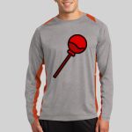 Long Sleeve Heather Colorblock Contender ™ Tee Thumbnail